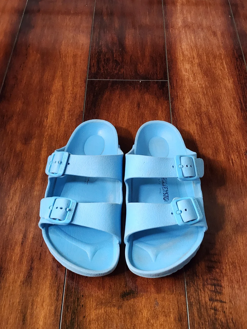 Birkenstock Arizona EVA Light Blue Sandals Kids EU 34 US 3 Waterproof